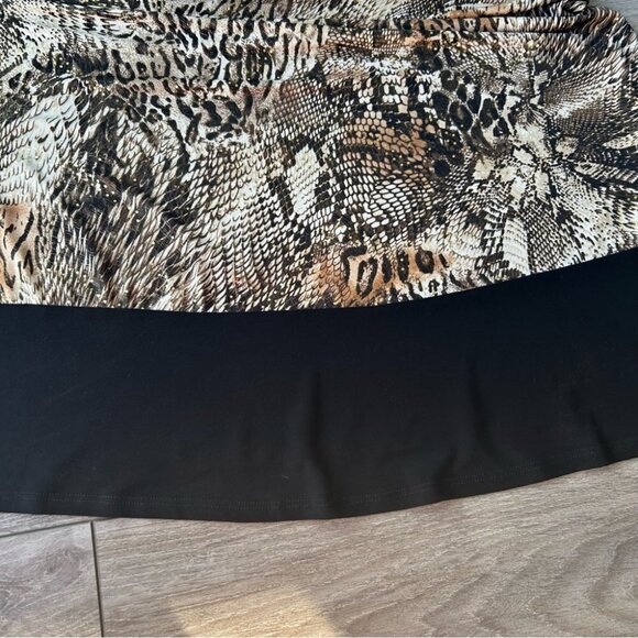 Prelude Tiger Print  Sequins Accent Jersey Sleeveless Dress - Picture 8 of 15